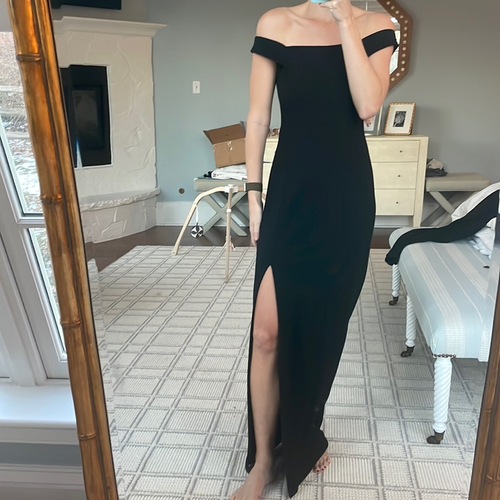 Nicholas off the shoulder gown